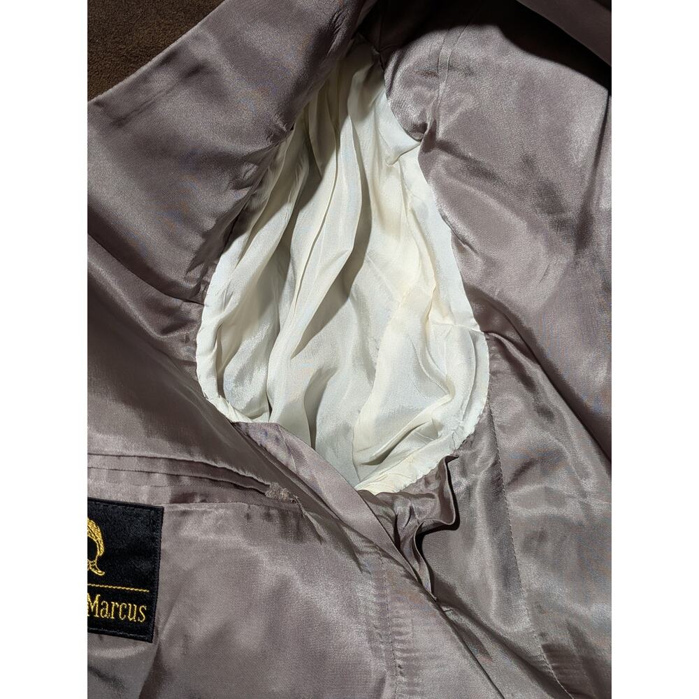 Vintage Halston Faux Suede Blazer – Neiman Marcus – Brown‎ – Men's M (Est.) - Picture 14 of 16